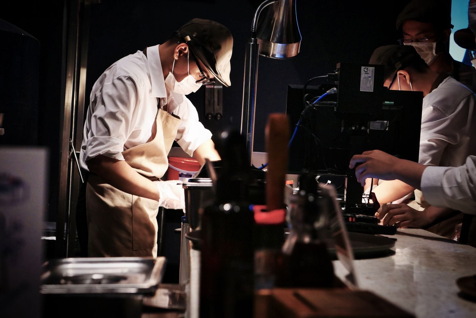 Hotel restaurant and bar operations with point of sale linked to inventory