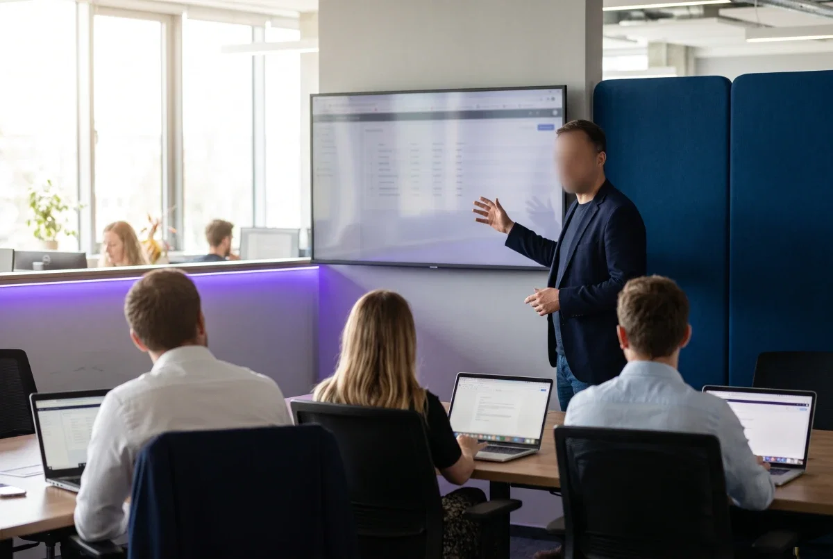 Finance team reconciling staging totals against NetSuite